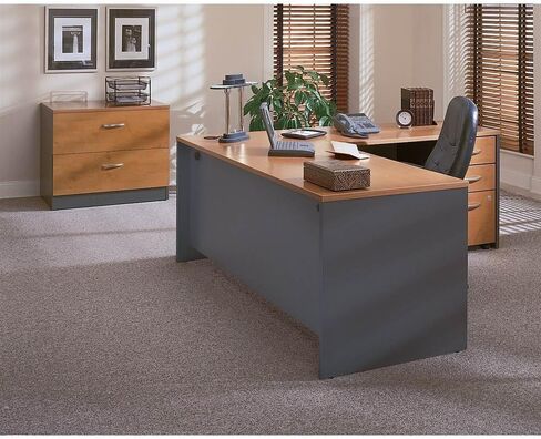 Bush Business Furniture Series C Collection 48W Return Bridge in Mahogany in Saudi Arabia