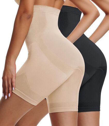Sarin Mathews Women’s Tummy Control Shapewear Shorts High Waited Body Shaper for Thigh Slimming Underwear Girdle in Saudi Arabia
