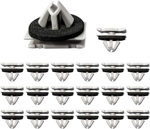 20PCS Rocker Moulding Clip, Fender Exterior Trim Clips, Replaces 68172491AA 68271803AA 68395627AA 11571175 19352782, Car Accessories for Enclave Escalade Silverado Cherokee in Saudi Arabia