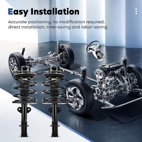 Front Struts Assembly Shock Absorber & Sway Bars End Links Fit for Chrysler Town & Country 2001-2007, for Dodge Caravan/for Grand Caravan 2001-2007, 2001-2003 for Voyager (4Pcs) in Saudi Arabia