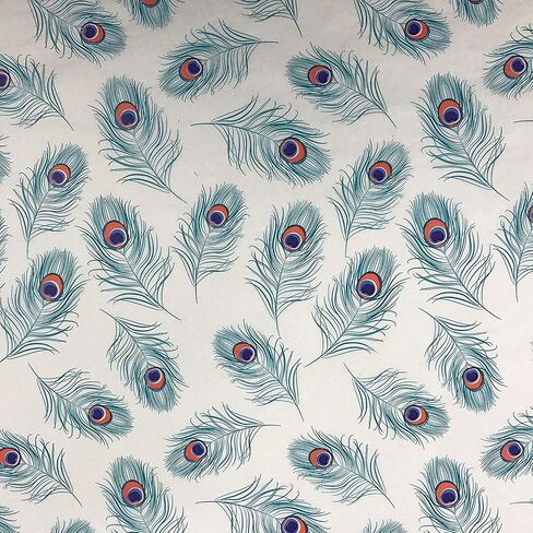 Black Cat Avenue 20" x 30" Printed Tissue Paper for Gift Wrapping, 24-Sheet, Peacock in Saudi Arabia