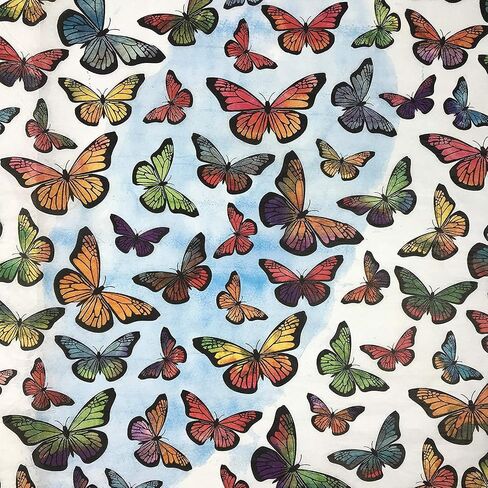 Black Cat Avenue 20" x 30" Printed Tissue Paper for Gift Wrapping, 24-Sheet, Peacock in Saudi Arabia