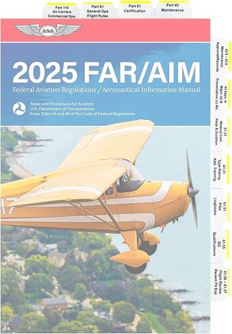 Far Aim Tabs, Color-Coded for Private Pilot, Instrument Rating, Commercial Pilot, Certified Flight Instructor, Instrument Instructor (Instrument Rating) in Saudi Arabia