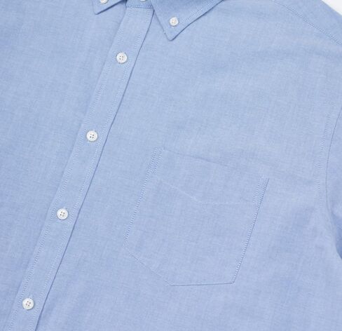 Big and Tall Oxford Dress Shirt for Men Button Down Shirts Long Sleeve Casual Shirt from XXL(T) to 6XL(T) in Kuwait