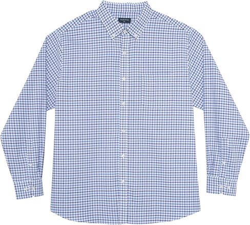Big and Tall Oxford Dress Shirt for Men Button Down Shirts Long Sleeve Casual Shirt from XXL(T) to 6XL(T) in Kuwait