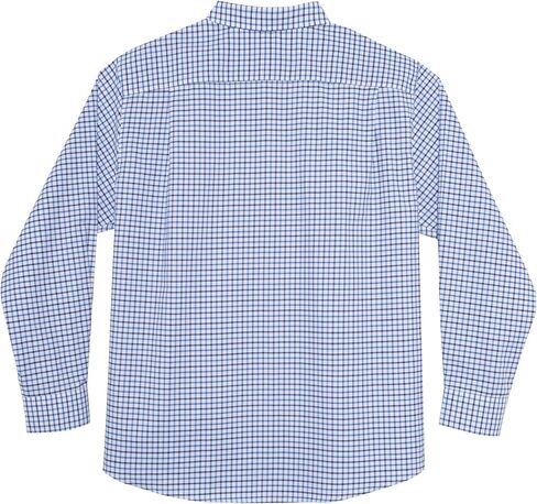 Big and Tall Oxford Dress Shirt for Men Button Down Shirts Long Sleeve Casual Shirt from XXL(T) to 6XL(T) in Kuwait