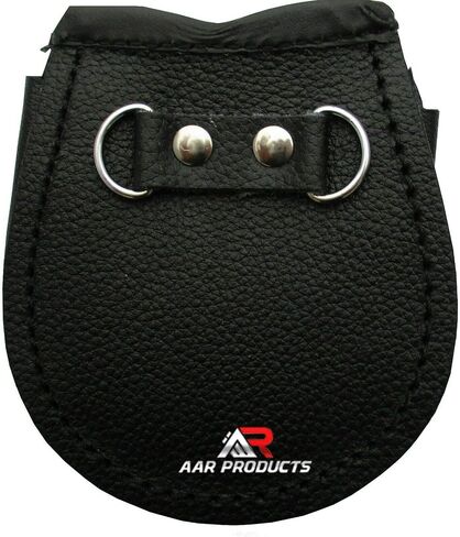 AAR New Baby Fur Sporran Scottish Free Chain Leather Kilt Multi Design Brown Fur 2 Tassels in Kuwait