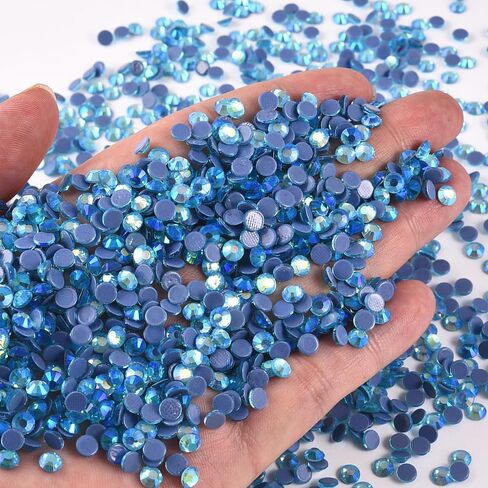 Blinginbox Hotfix Rhinestones, 1440pcs Flatback Crystal Rhinestones for Crafts Clothes DIY Decoration,Mine Gold, SS20, 4.6-4.8mm in Saudi Arabia