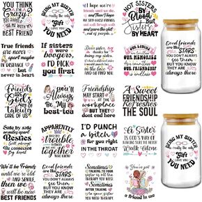 AFRITEE UV DTF Cup Wraps - 20 Sheets Boho Funny Skeleton Uvdtf Tumbler Wrap for 16 oz Glass Mugs, Retro Transfer Stickers Decals for DIY Coffee Cups Crafts Creative Gifts in Saudi Arabia