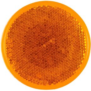 Grote 40063 Yellow 3" Round Sealed Stick-On Reflector