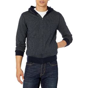 Vince Men's Birdseye Full Zip Hoodie