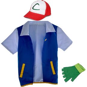 Adult Kids Cosplay Costume Jacket Gloves Hat Set Trainer Halloween Hoodie