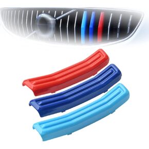 ontto Fit for Volvo XC60 2018-2021 Grille Insert Trims Strips Front Kidney Decorative Strip Grilles Color A