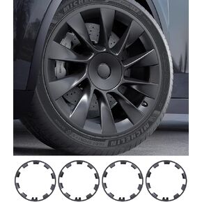 20 Inch Wheel Rim Protector for Model Y ABS Rim Guard Rim Hubcap Cover Compatible with Tesla Model Y