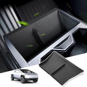 Center Console Silicone Mat for 2024 Tesla Cybertruck Interior Accessories - TPE Material,Anti-Slip Easy Clean