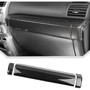 JeCar لـ 4Runner وحدة التحكم المركزية غطاء لوحة القيادة ملحقات داخلية لـ 2010-2023 Toyota 4Runner غطاء لوحة القيادة الجانبية للركاب (أسود غير لامع)