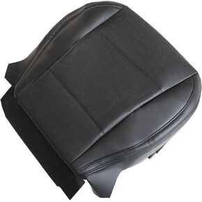 NLQR Front Driver Bottom Replacement Seat Cover Perforated Microfiber Leather Black for Subaru Outback 2015 2016 2017 2018 2019