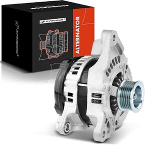 A-Premium Alternator Compatible with Jeep Commander 2006 V8 5.7L, Grand Cherokee 2005 2006 V8 5.7L, Grand Cherokee 2006 V8 6.1L, 12V 160A Clockwise 6-Groove, Replace# 56044380AH 56044380AC