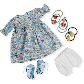 Handmade Waldorf Doll Clothes 12 inch Clothing Set with Pretty Box Girl Christmas Birthday Present-Coco's Clothes Accessories