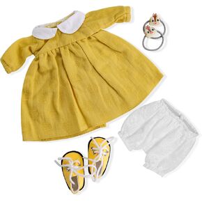 Handmade Waldorf Doll Clothes 12 inch Clothing Set with Pretty Box Girl Christmas Birthday Present-Inka's Clothes Accessories
