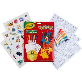 Crayola Color & Sticker Activity Set, Pokemon