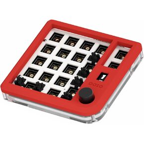 Customizable Aluminum Mini Numpad Kit with Programmable Rotary Knob,Hot-Swappable with OLED Display (Mint) in Saudi Arabia