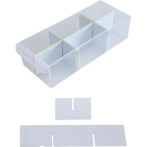 Compatible with Craftsman, ArtBin, Stanley, and Black+Decker, Configurable Large Drawer Dividers for Tool and Craft Storage Cabinets (12 Width Dividers + 3 Length Dividers)