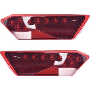 WFLNHB Pair Red Tail Light Rear Lamp Replacement for Polaris RZR 1000 XP 900 900s Tubro 2014 2015 2016 2017 2018 2019