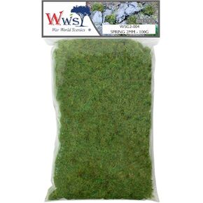 WWS War World Scenics WWScenics | 2mm Spring Static Grass | 1000ml Can | WSG2-009 | Realistic Model Scenery Material