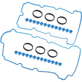 ACROPIX Valve Cover Gasket Set for Ford Escape 3.0L V6 2006-2008 for Mazda Tribute 3.0L V6 2005-2006 for Mercury Car Parts