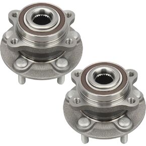 2 Pcs 512498 Front Wheel Hub Bearing Assembly for Ford Fusion, Police Responder Hybrid, SSV Plug-in Hybrid for Lincoln MKZ 5 Lug w/Encoder ABS