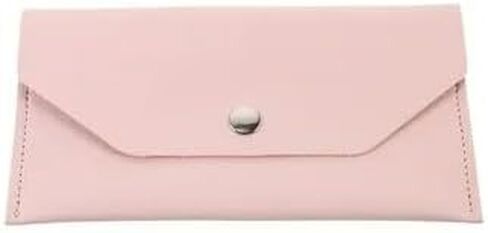 قطعة واحدة من محفظة المغلف الوردي من جلد البولي يوريثان، مغلف نقدي قابل لإعادة الاستخدام، محفظة لحامل النقود النقدية للنساء، اللوازم المكتبية، مظاريف البنك للنقود، مغلفات النقود والمصروفات، المنتجات المكتبية in Kuwait