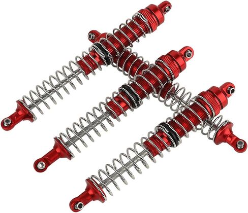 CNC Machined Front & Rear Metal Shocks Absorber Damper for Axial RBX10 Ryft 1/10 RC Crawler Car Upgrade Parts Accessories (Black) in Saudi Arabia