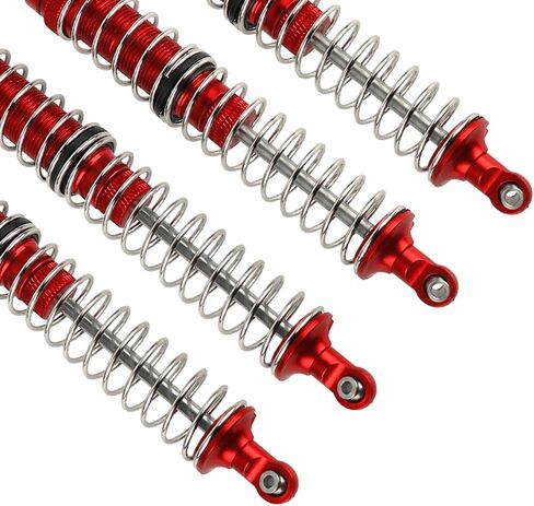 CNC Machined Front & Rear Metal Shocks Absorber Damper for Axial RBX10 Ryft 1/10 RC Crawler Car Upgrade Parts Accessories (Black) in Saudi Arabia