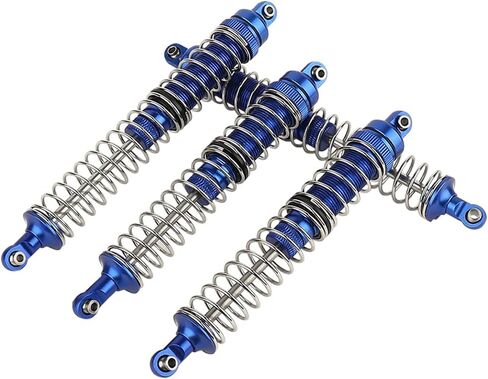 CNC Machined Front & Rear Metal Shocks Absorber Damper for Axial RBX10 Ryft 1/10 RC Crawler Car Upgrade Parts Accessories (Black) in Saudi Arabia