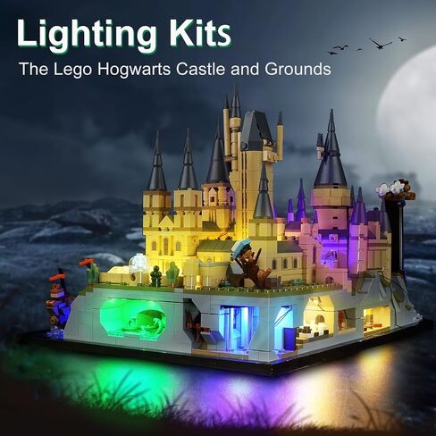 LED Lighting Kit for Lego Hogwarts Castle and Grounds, LED Light Compatible with Lego 76419 Building Block Models (Not Include Lego Set) in Saudi Arabia