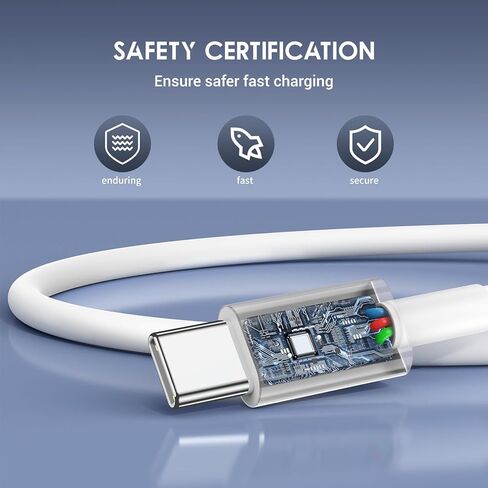 كابل Carplay لكابل شاحن السيارة iPhone 15/16، 4 حزم USB A إلى USB C لسلك Carplay USB C، iPhone 16/15/Plus/Pro Max، iPad Pro 12.9/11، Air 5th/4th Gen، Mini 6th Gen/ كيبل شحن السيارة 3 قدم in Kuwait