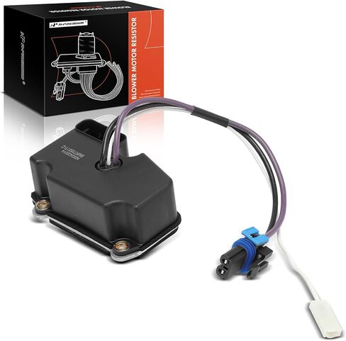 مقاوم محرك منفاخ HVAC الممتاز مع مجموعة أدوات تسخير الأسلاك المتوافقة مع مركبات شيفروليه وجي إم سي وأولدزموبيل - بليزر 1998-2002، جيمي 1998-2002، برافادا 1998-2001 - استبدال # 52474437 in Kuwait