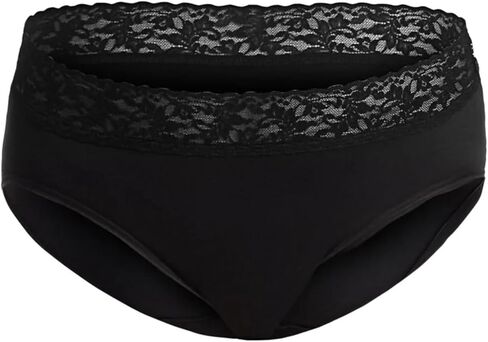 Hanky Panky Women's Plus Size Organic Cotton Signature Lace French Brief in Saudi Arabia
