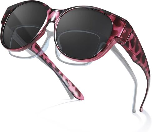Xfeel Polarized Sunglasses Over Glasses for Women Trendy Shades Over Prescription Eyeglasses Sun Glasses in Saudi Arabia