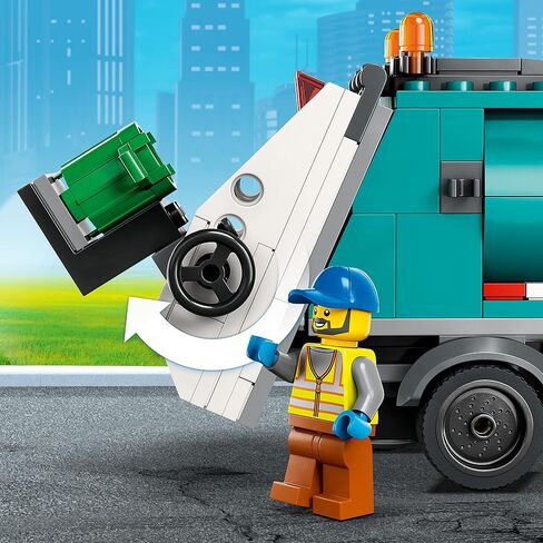 LEGO City Recycling Truck, Toy Vehicle Set with 3 Sorting Bins, Gift Idea for Kids 5 Plus Years Old, Educational Sustainable Living Series, 60386 in Saudi Arabia