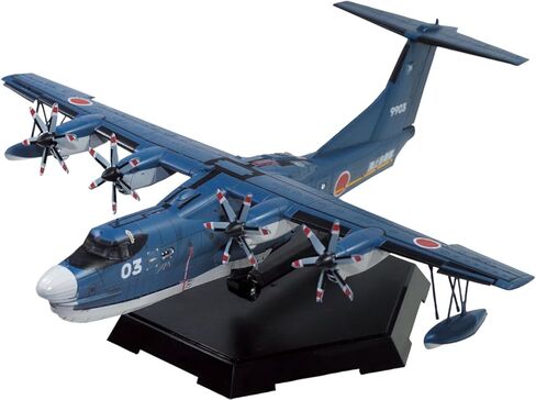 أوشيما JMSDF قارب الإنقاذ الطائر US-2 حزمة الذكرى العشرين 1:144 مجموعة نماذج مقياس in Saudi Arabia