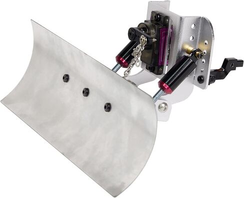 RC 1/18 Aluminum Snow Shovel/Snow Plow kit with 9G 180° Servo Motor for RC 1/18 TRX4m Crawler Car Upgrade (Black) in Saudi Arabia