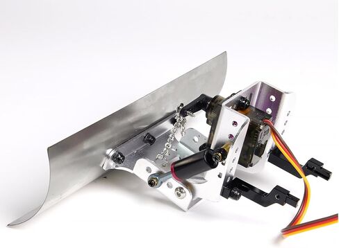 RC 1/18 Aluminum Snow Shovel/Snow Plow kit with 9G 180° Servo Motor for RC 1/18 TRX4m Crawler Car Upgrade (Black) in Saudi Arabia