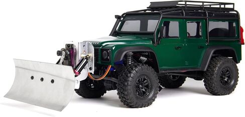 RC 1/18 Aluminum Snow Shovel/Snow Plow kit with 9G 180° Servo Motor for RC 1/18 TRX4m Crawler Car Upgrade (Black) in Saudi Arabia