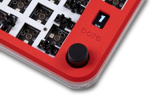 طقم لوحة رقمية صغيرة من الألومنيوم قابلة للتخصيص مع مقبض دوار قابل للبرمجة، قابل للتبديل السريع مع شاشة OLED (نعناعي) in Kuwait