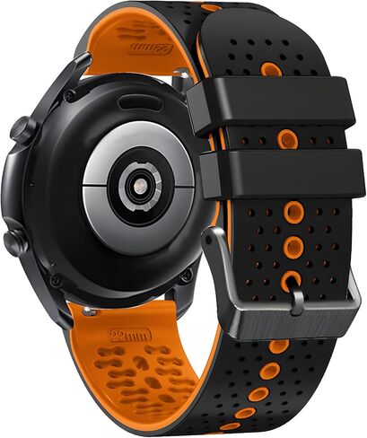 AZANU 22 Universal Quick Release Watch Band Replacement, 22mm Silicone Sport Band for Men Women Breathable Waterproof in Saudi Arabia