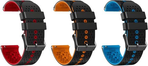 AZANU 22 Universal Quick Release Watch Band Replacement, 22mm Silicone Sport Band for Men Women Breathable Waterproof in Saudi Arabia