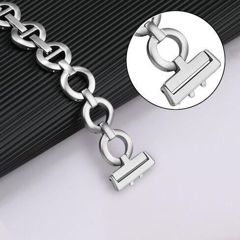 سوار ساعة TRUMiRR لهاتف Galaxy Fit 3 للنساء، سوار ساعة من الفولاذ المقاوم للصدأ حزام مجوهرات أنثوي لهاتف Samsung Galaxy Fit 3 in Kuwait