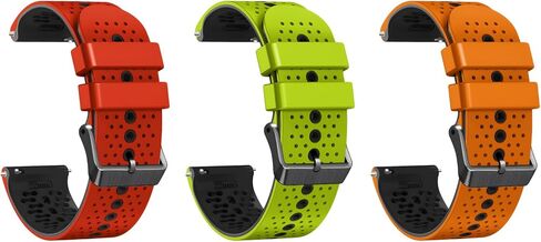 بديل لسوار ساعة AZANU 22 عالمي سريع الإصدار، سوار رياضي من السيليكون 22 مم للرجال والنساء قابل للتنفس ومقاوم للماء in Kuwait